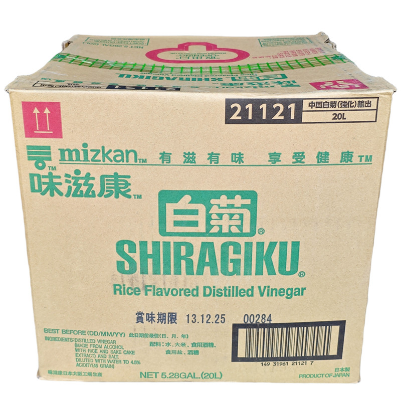 日本进口味滋康白菊醋寿司醋桶装