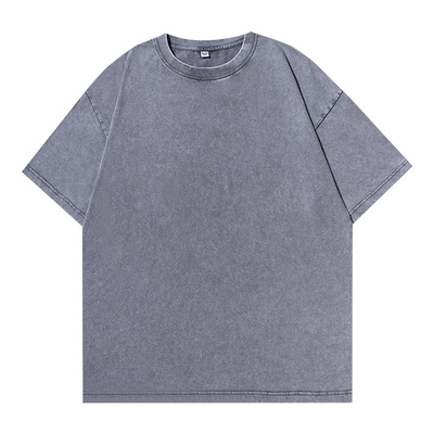 wassupbasic240g重磅纯棉复古T