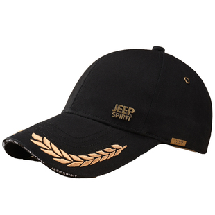 JEEP SPIRIT帽子男款棒球帽男士鸭舌帽休闲百搭时尚潮流遮阳帽子