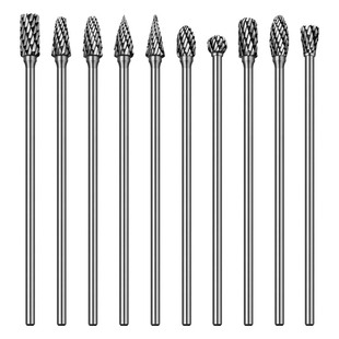 硬质合金旋转锉3*100mm钨钢合金磨头滚刀电磨雕刻去毛刺深孔抛光