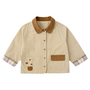 【100%棉】嘟嘟家男童外套纯棉儿童上衣女童春季夹克宝宝童装衣服