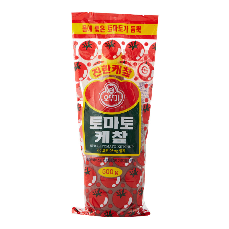 韩国原装进口不倒翁番茄酱500g