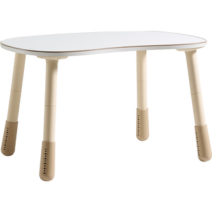 林氏儿童实木书桌儿童学习桌子升降桌椅写字桌花生桌木业2025新款