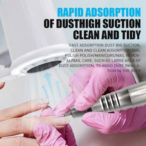 跨境专供SN-D1高端美甲吸尘器德国吸顶照明大修脚风机吸力美甲