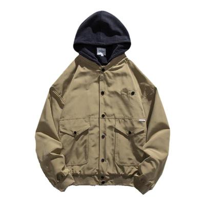 STAYFISH连帽秋冬宽松日系假两件