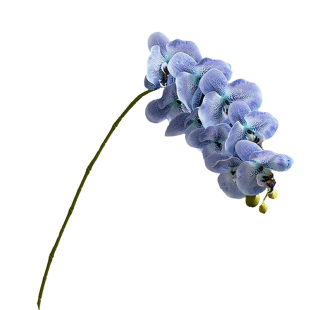 蝴蝶兰仿真花单支花束家居桌面插花装饰套装高级感法式复古假花