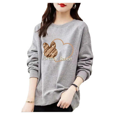 秋冬季卫衣女纯棉加绒加厚