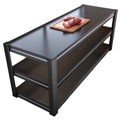 厨房置物架落地多层收纳架工作台