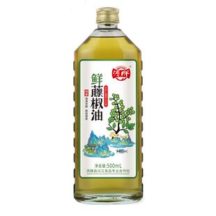 涛胖鲜藤椒油500ml 正宗四川洪雅特产汉源特麻青花椒油凉菜调味油