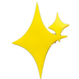 二次元神乐光星星少女歌剧发夹鸭嘴夹小光同款y2k刘海夹少女发饰