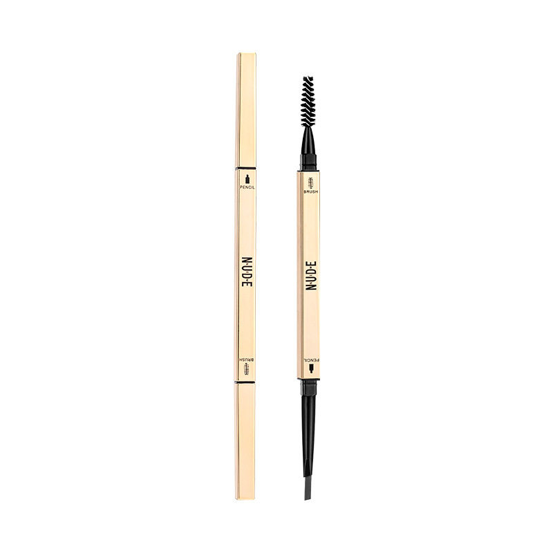 小金条小金筷立体廓型素描眉笔nude双刷头硬铅防水防汗极细自然