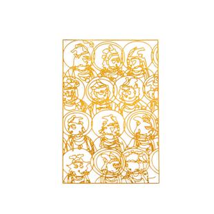 敦煌研究院 菩萨海会图 敦煌金属书签礼品 博物馆文创礼品生日礼