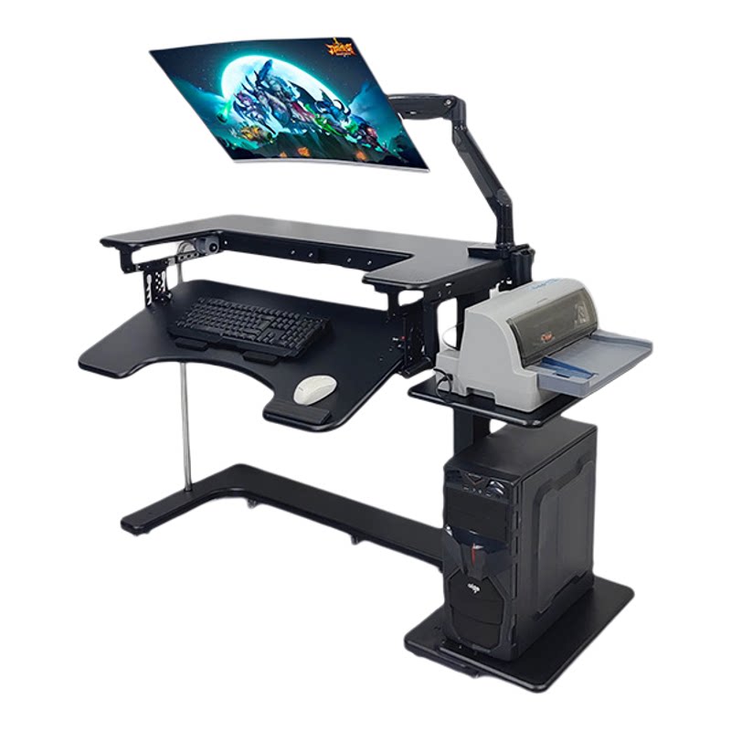 电脑桌床上笔记本台式机电脑桌床边桌升降桌懒人桌座舱悬浮支架