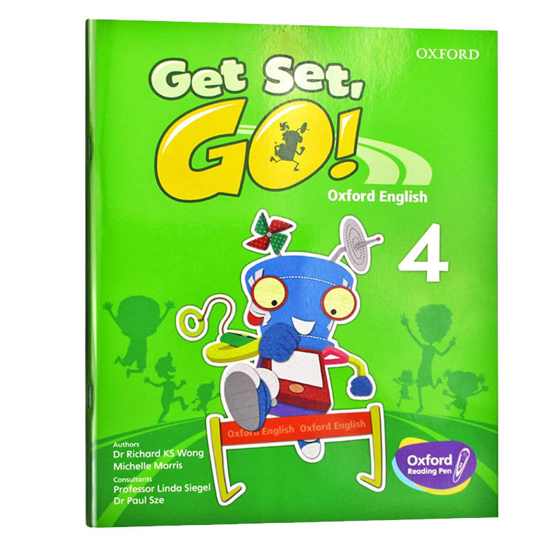 香港牛津幼儿英语Get Set Go Activity Book 4级别 活动手册 练习册 牛津出版社gsg 3-6岁幼儿启蒙英语幼儿园小班上册教材英语书籍