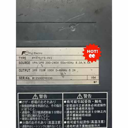 议价可维修富士伺服驱动器RYH751F5VV2拆机质量好的