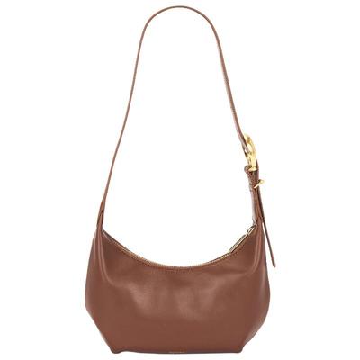 Cuyana CELESTIA皮革腋下包棕色日常通勤风单肩包REVOLVE