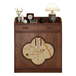 宋式美学家具新中式实木斗柜客厅一体靠墙卧室储物柜置物柜收纳柜