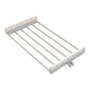 顶天立地衣架配件38管径专用 diy金属衣柜简易衣帽间挂衣架杆托盘