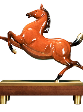 马到成功铜马摆件乔迁开业贺礼