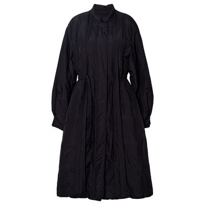 罗衣90%鸭绒保暖舒适长款羽绒服