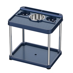 利希麻将机茶几麻将茶水架棋牌室麻将馆专用多功能茶几麻将桌旁边