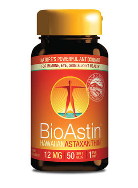 美国夏威夷虾青素百奥斯汀bioastin6mg60粒雨生红球藻花青素