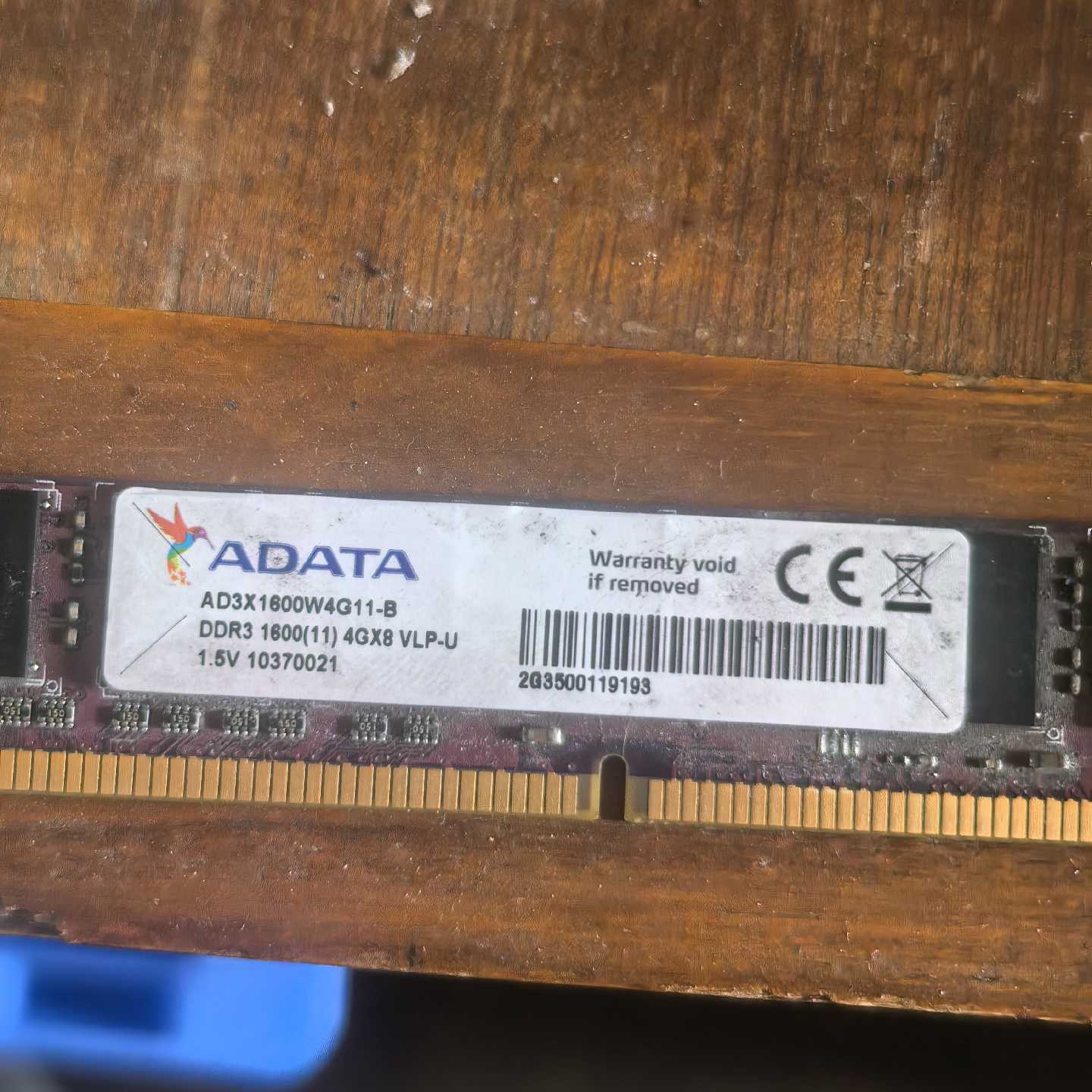 议价-威刚DDR3 1600 4G内存条 AD3X1600W4G1图片