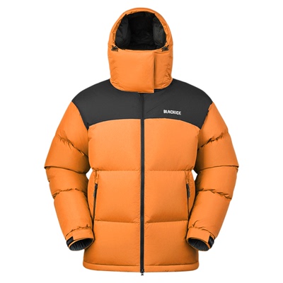 黑冰男款拼色保暖加厚鹅绒羽绒服