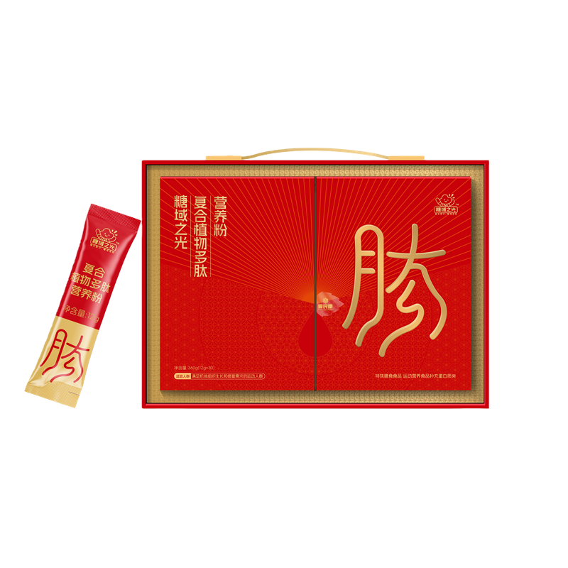 糖域之光复方植物多肽营养粉配料含乳清蛋白肽苦瓜粉牛磺酸花青素