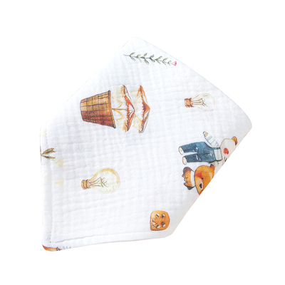 婴儿纱布口水巾宝宝手帕