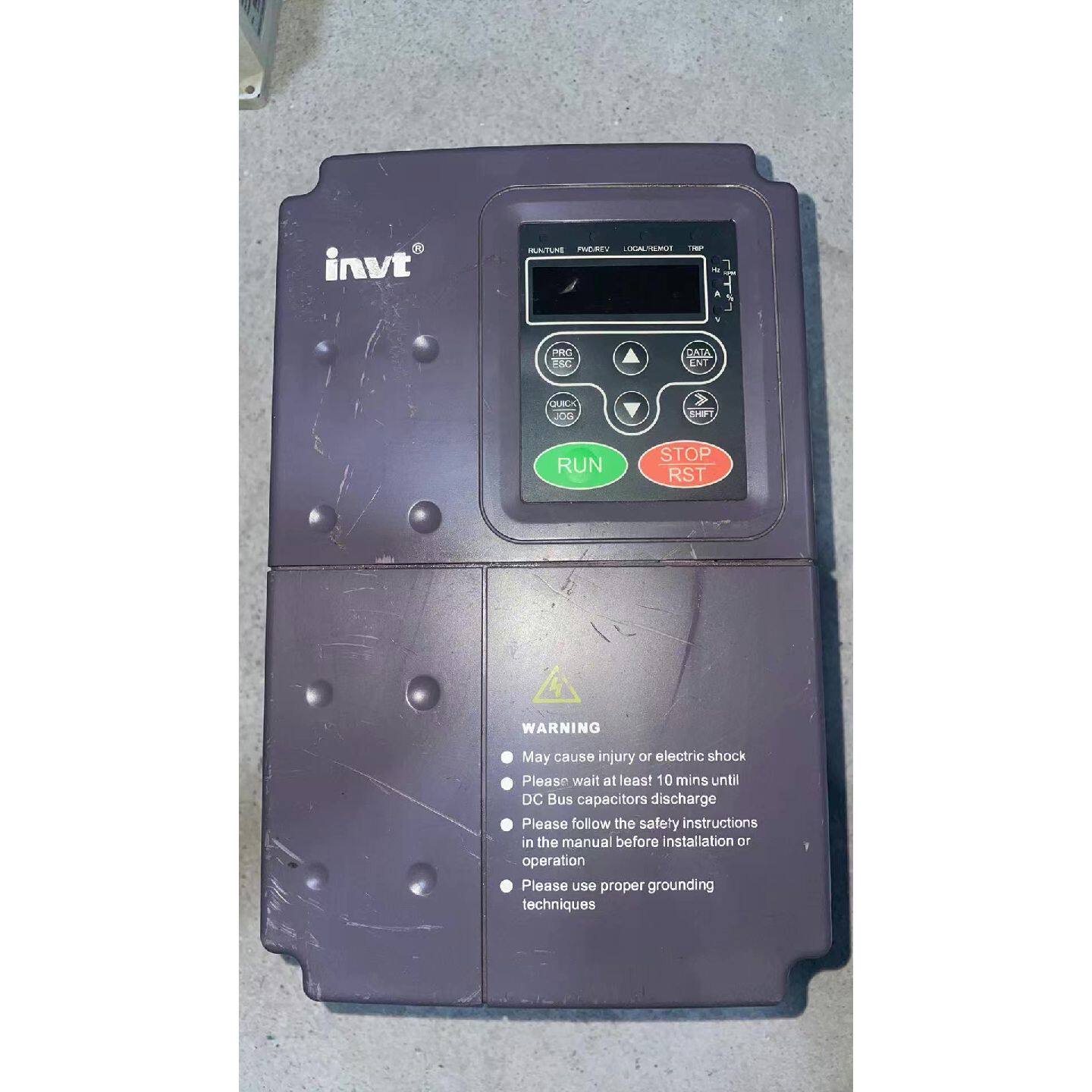 议价英威腾变频器二手拆机,380V,4KW,外观完好,功能包好,