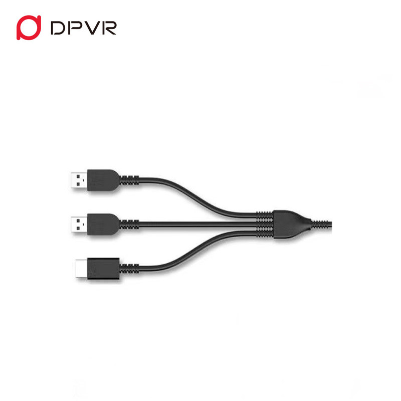 升级款vr大朋E3C E3S-4k三合一连接线大朋头盔线vr眼镜线vr数据线