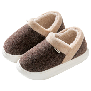 回力棉拖鞋男士冬季包跟厚底室内居家居保暖加绒加厚棉鞋女款冬天