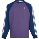 adidas阿迪达斯三叶草男女时尚撞色运动休闲长袖T恤KV8868