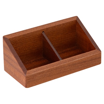 实木分格印章底座收纳展示盒