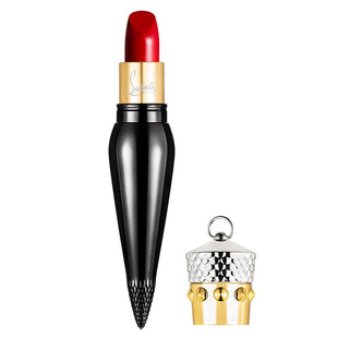 清仓 Christian Louboutin CL萝卜丁口红女王权杖黑管唇膏001M