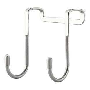 304不锈钢s型挂钩厨房橱柜宿舍衣柜门后挂衣钩抽屉隔断鞋柜小挂钩