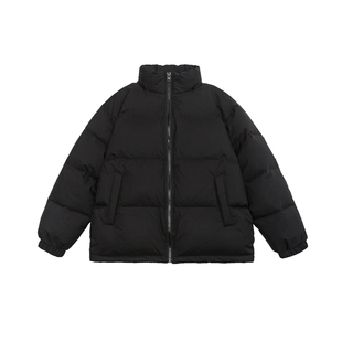 TIRED国潮90白鸭绒短款立领羽绒服男女冬季三防保暖面包服潮外套