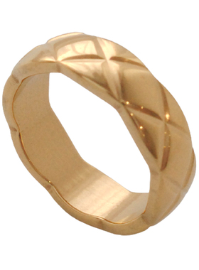 不褪色菱纹高级感戒指女小众设计