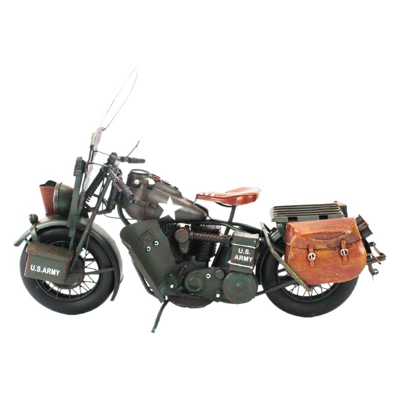 美国队长龙珠孙悟空手办哈雷WLA摩托车模型金属1:6/8兵人景品手办