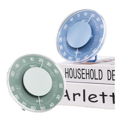 得力室内/冰箱温度计壁挂式电子温湿度表计婴儿洗澡机械温湿度计