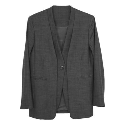 JUZININE原创设计假两件西装外套