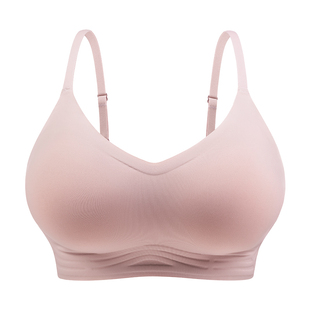 六只兔子漫画胸外扩内衣女小胸显大防下垂小聚蛋无痕文胸性感胸罩