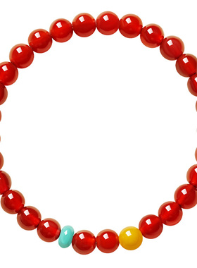 宫里上新天然正品红玛瑙手链