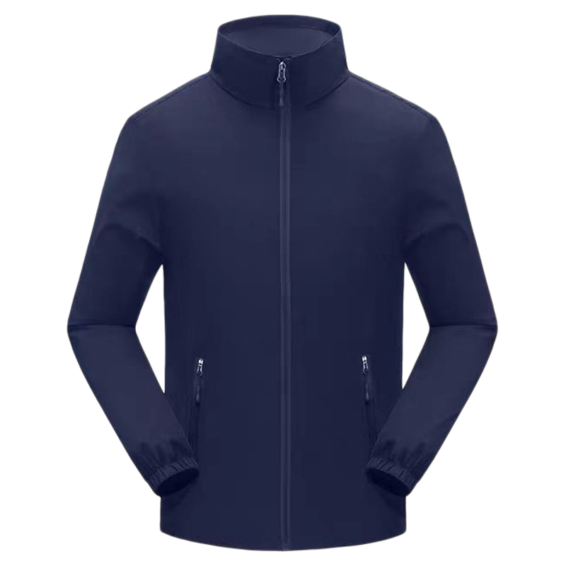 定制logo刺绣防风防水立领冲锋衣工作服企业员工装团体服外套印图