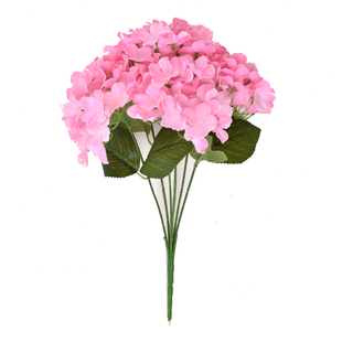 仿真绣球花束婚庆典礼舞台布置绢花摆件装饰多头假花路引拱门花把