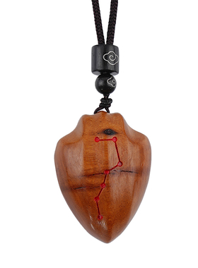 玄灵阁雷击木雷祖讳北斗龙牙吊坠