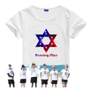 跑男明星同款圆领短袖T恤 奔跑的兄弟撕名牌的衣服道具班服可定制
