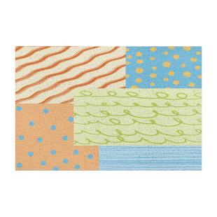 夏日艺术丝圈入户门地垫家用耐磨防滑进门门口脚垫可定制氛围感