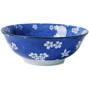 日本制进口美浓烧陶瓷日式汤碗家用餐具复古大碗海碗吃面碗高级感